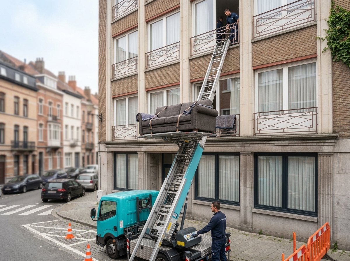Monte-meubles WouroYobi Lift en intervention